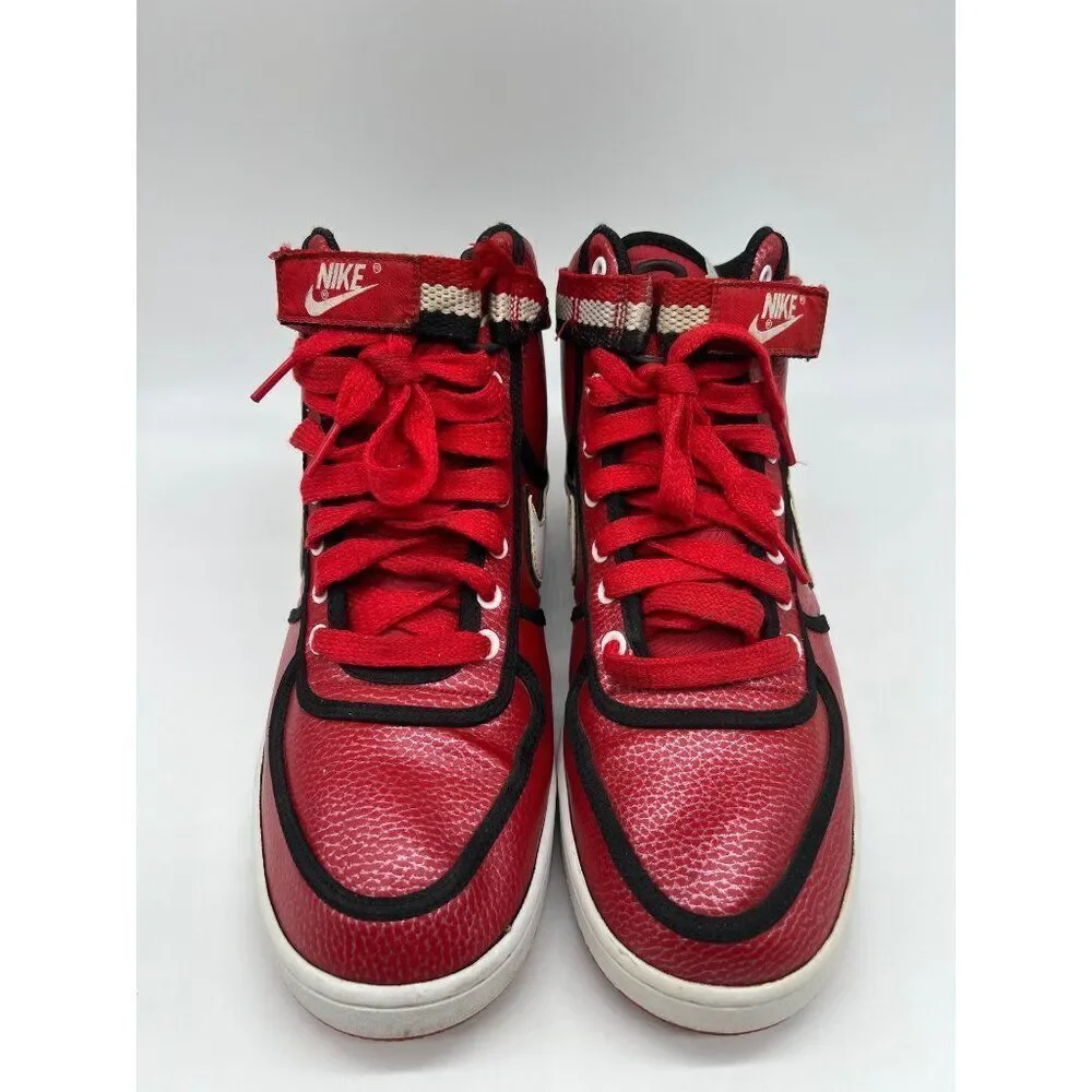 Nike Men Vandal High University Red Sneakers Size 9.5